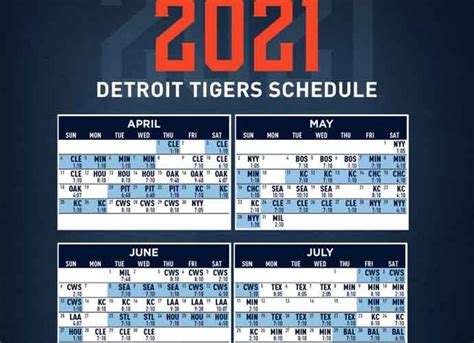 detroit tigers schedule 2021 tickets